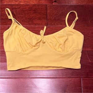 Yellow Women's Crop Top
